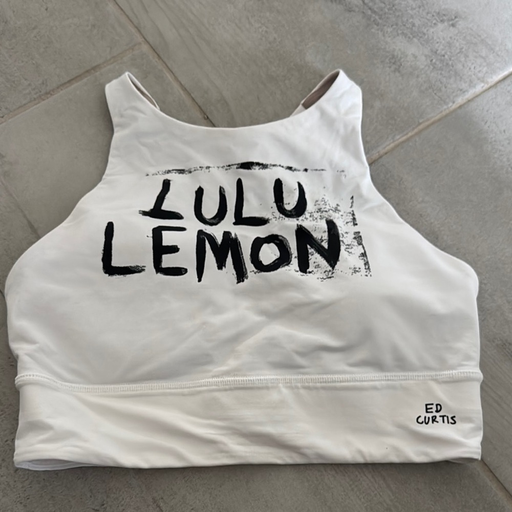 lululemon athletica White sports bra